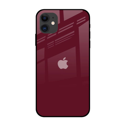 Classic Burgundy Glossy Case for iPhone 12