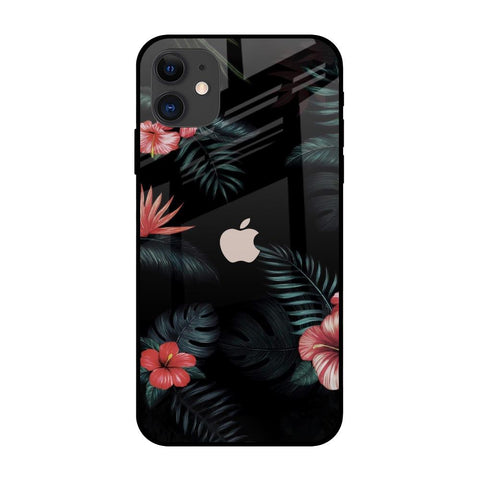 Tropical Art Flower Glossy Case for iPhone 12
