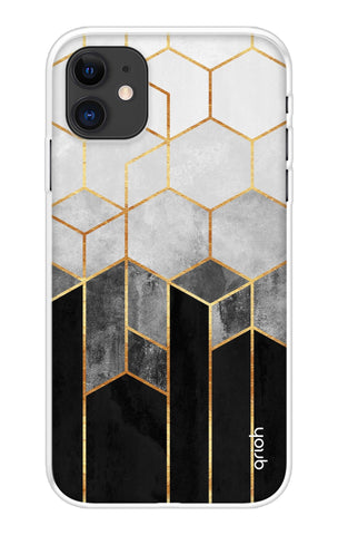 Hexagonal Pattern Soft Cover for iPhone 12