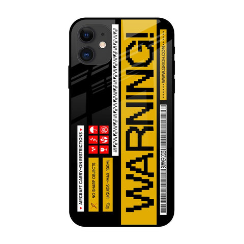 Aircraft Warning Glossy Case for iPhone 12 mini