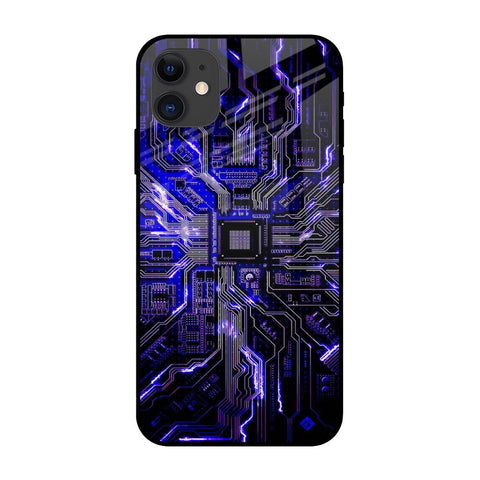 Techno Color Pattern Glossy Case For iPhone 12 mini