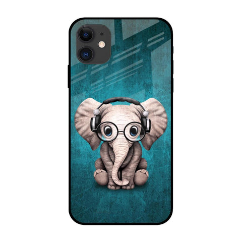 Adorable Baby Elephant Glossy Case For iPhone 12 mini