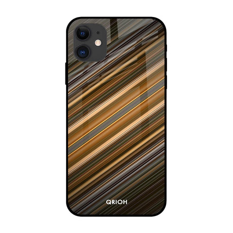 Diagonal Slash Pattern Glossy Case for iPhone 12 mini