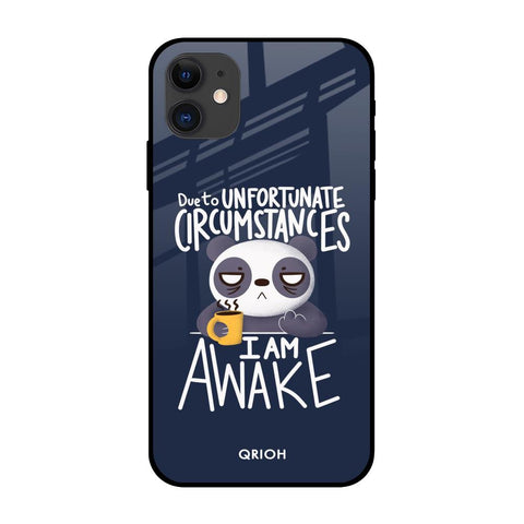 Struggling Panda Glossy Case for iPhone 12 mini