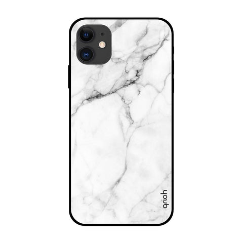 Modern White Marble Glossy case for iPhone 12 mini