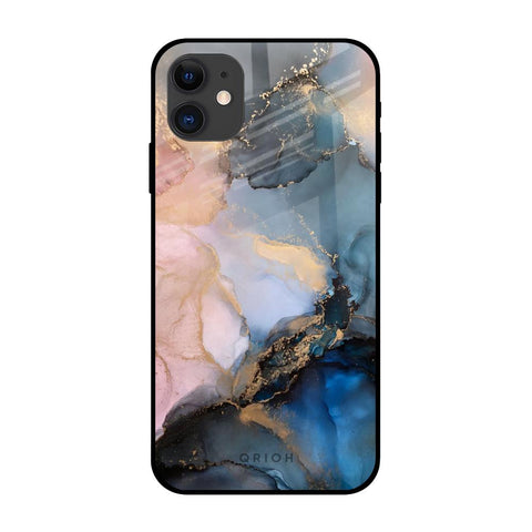 Marble Ink Abstract Glossy Case for iPhone 12 mini