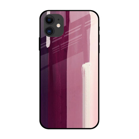 Brush Stroke Art Glossy Case for iPhone 12 mini