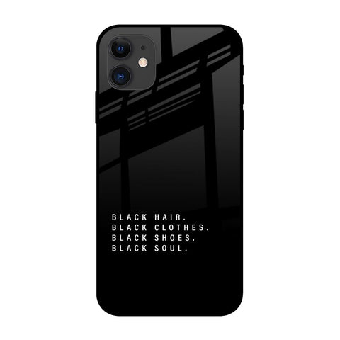 Black Soul Glossy Case for iPhone 12 mini