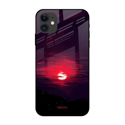 Morning Red Sky Glossy Case For iPhone 12 mini