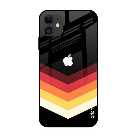Abstract Arrow Pattern Glossy Case For iPhone 12 mini