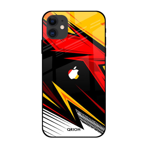 Race Jersey Pattern Glossy Case For iPhone 12 mini