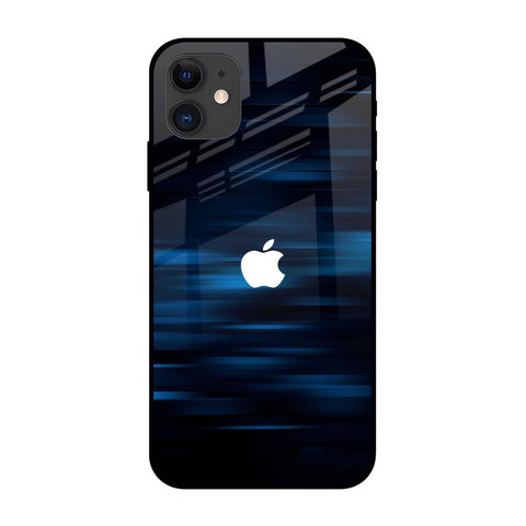 Blue Rough Abstract Glossy Case for iPhone 12 mini