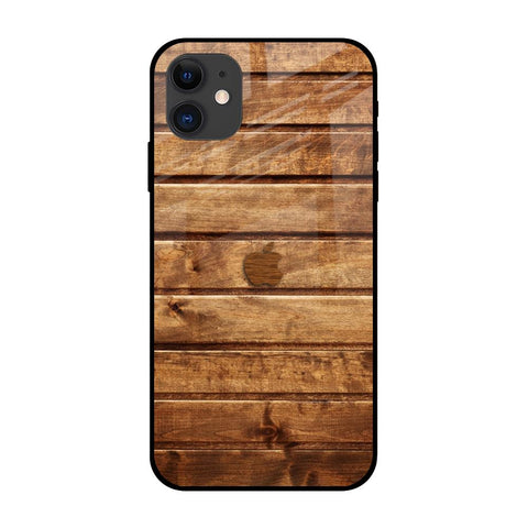 Wooden Planks Glossy Case for iPhone 12 mini