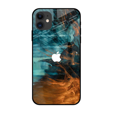 Golden Splash Glossy Case for iPhone 12 mini