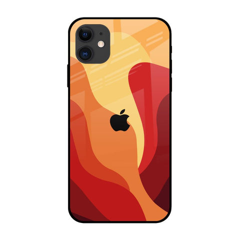 Magma Color Pattern Glossy Case for iPhone 12 mini