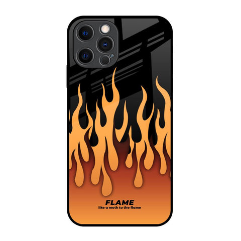 Fire Flame Glossy Case for iPhone 12 Pro
