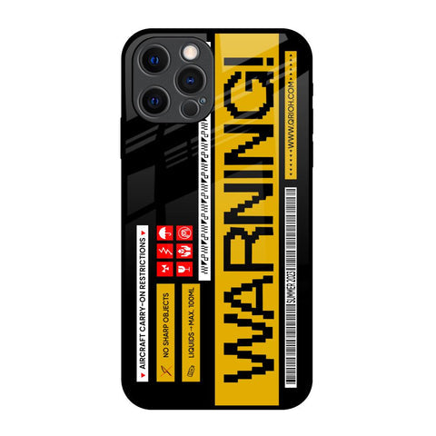 Aircraft Warning Glossy Case for iPhone 12 Pro