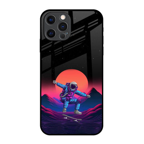 Retro Astronaut Glossy Case for iPhone 12 Pro