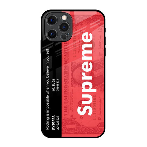Supreme Ticket Glossy Case for iPhone 12 Pro