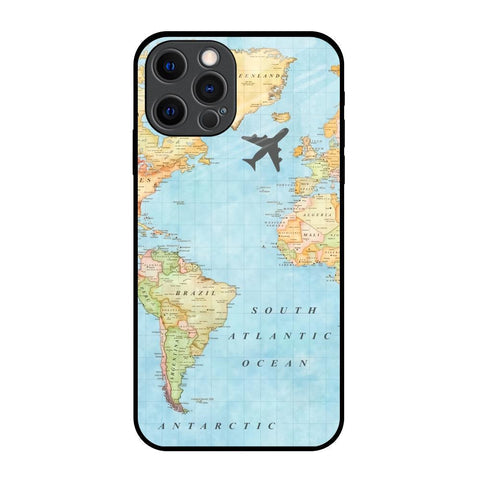 Travel Map Glossy Case for iPhone 12 Pro