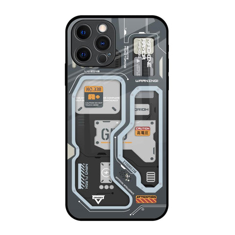 Retro Futuristic Glossy Case for iPhone 12 Pro