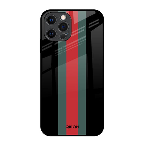Vertical Stripes Glossy Case for iPhone 12 Pro