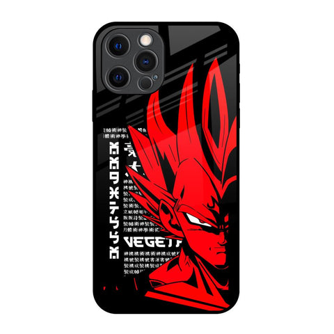 Red Vegeta Glossy Case for iPhone 12 Pro