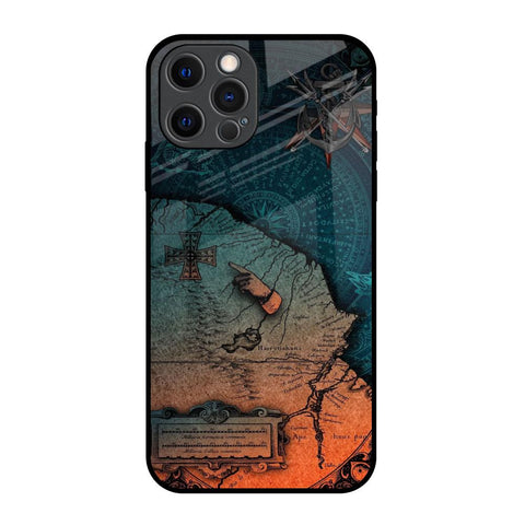 Geographical Map Glossy Case for iPhone 12 Pro