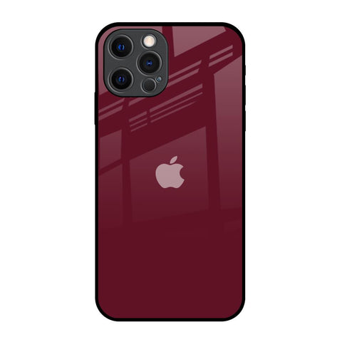 Classic Burgundy Glossy Case for iPhone 12 Pro