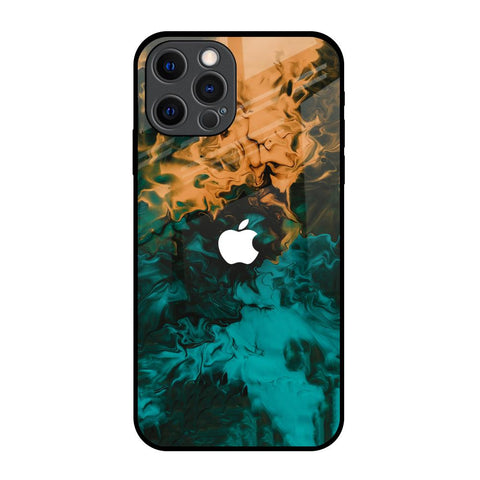 Watercolor Wave Glossy Case for iPhone 12 Pro