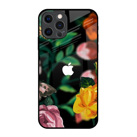 Flowers & Butterfly Glossy Case for iPhone 12 Pro