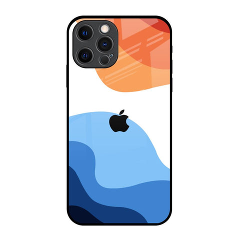 Wavy Color Pattern Glossy Case for iPhone 12 Pro