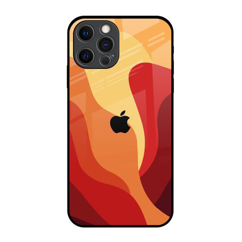Magma Color Pattern Glossy Case for iPhone 12 Pro