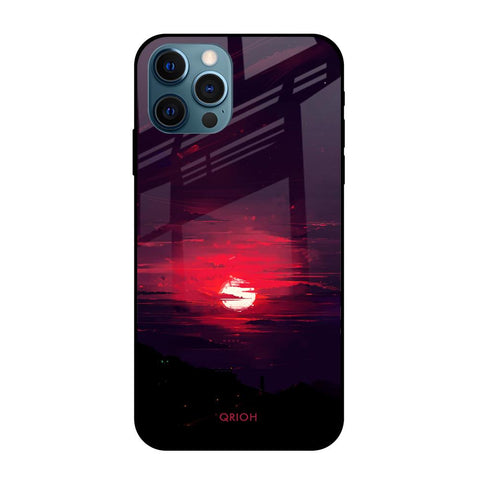 Morning Red Sky Glossy Case For iPhone 12 Pro