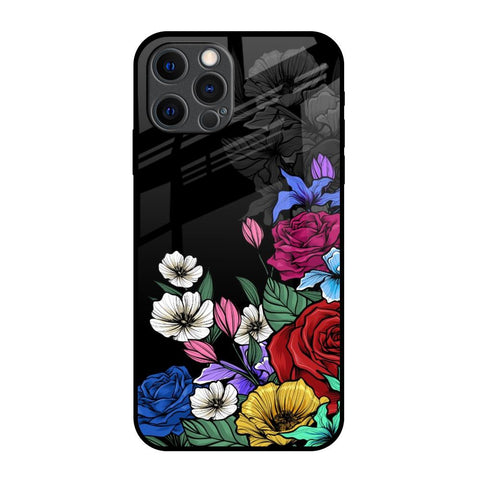 Rose Flower Bunch Art Glossy Case for iPhone 12 Pro Max