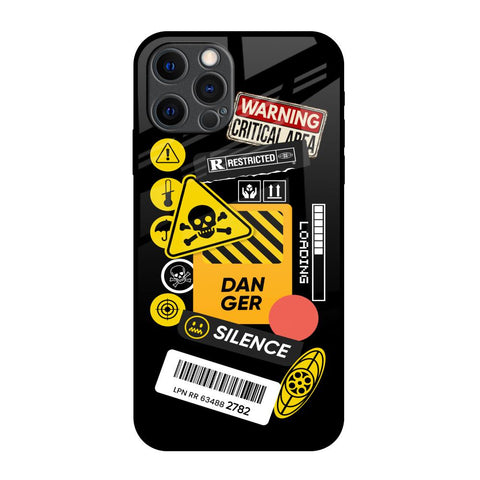 Danger Signs Glossy Case for iPhone 12 Pro Max