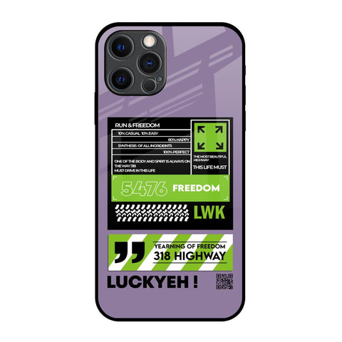 Run & Freedom Glossy Case for iPhone 12 Pro Max