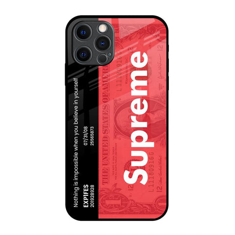 Supreme Ticket Glossy Case for iPhone 12 Pro Max
