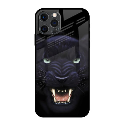 Angry Black Leopard Glossy Case for iPhone 12 Pro Max