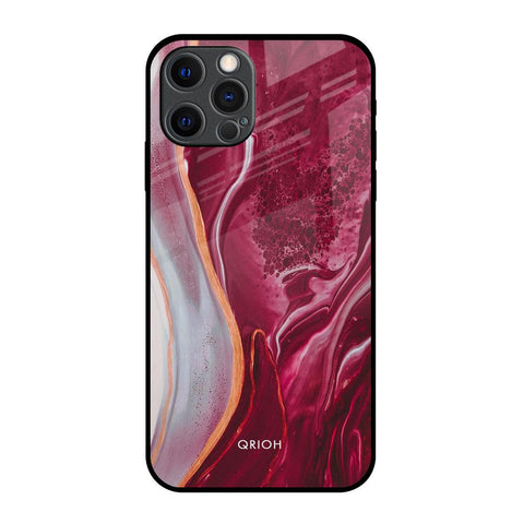 Crimson Ruby Glossy Case for iPhone 12 Pro Max