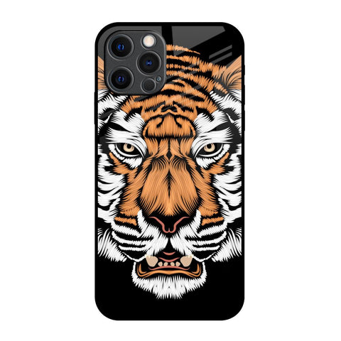 Angry Tiger Glossy Case For iPhone 12 Pro Max
