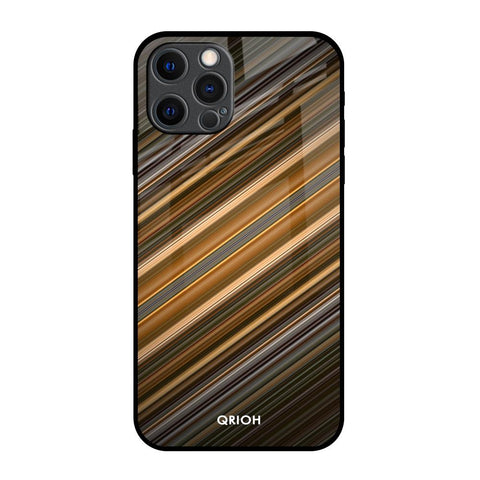 Diagonal Slash Pattern Glossy Case for iPhone 12 Pro Max