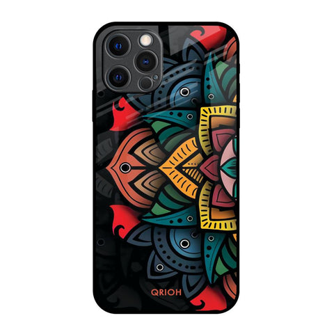 Retro Gorgeous Flower Glossy Case for iPhone 12 Pro Max