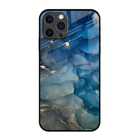 Blue Cool Marble Glossy Case for iPhone 12 Pro Max