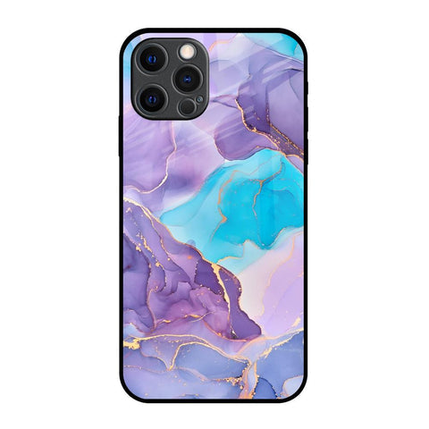 Alcohol ink Marble Glossy Case for iPhone 12 Pro Max