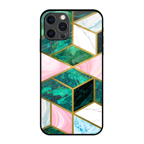 Seamless Green Marble Glossy Case for iPhone 12 Pro Max
