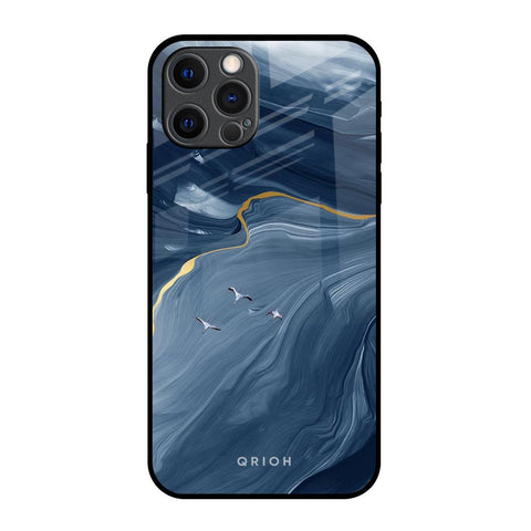 Deep Ocean Marble Glossy Case for iPhone 12 Pro Max