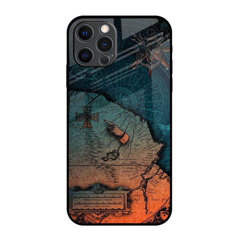 Geographical Map Glossy Case for iPhone 12 Pro Max