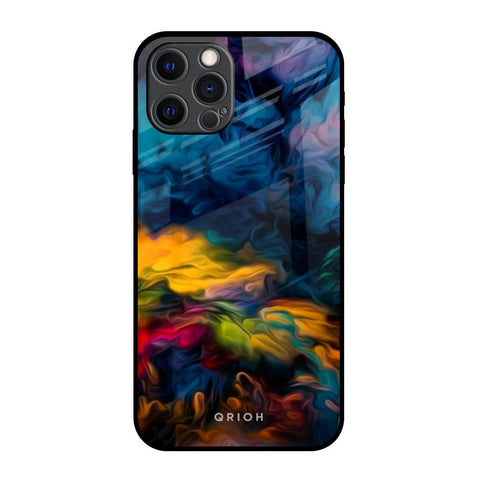 Multicolor Oil Painting Glossy Case for iPhone 12 Pro Max