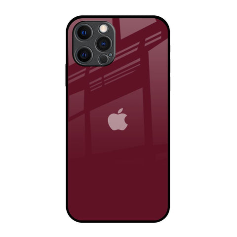 Classic Burgundy Glossy Case for iPhone 12 Pro Max